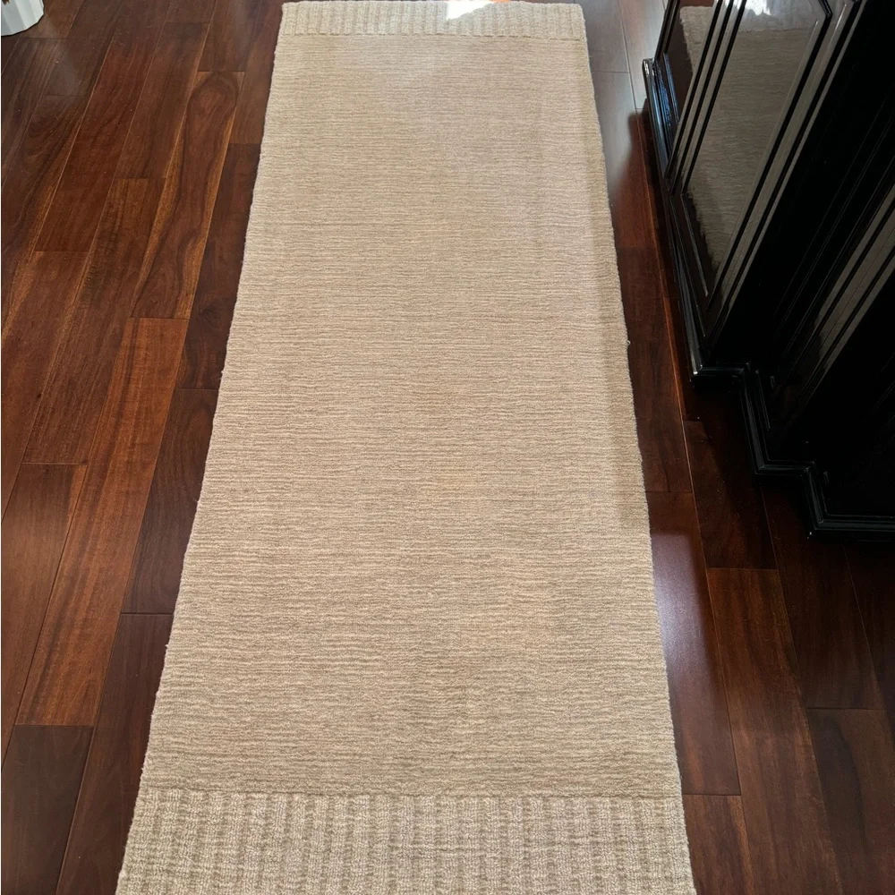 3x5 West Elm Wool Runner and Premium Rug pad